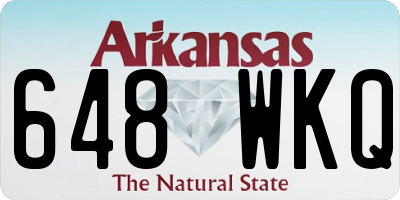 AR license plate 648WKQ