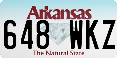 AR license plate 648WKZ