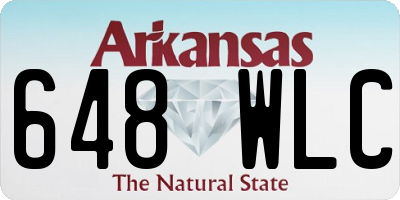 AR license plate 648WLC