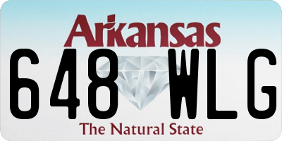 AR license plate 648WLG