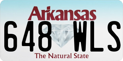 AR license plate 648WLS