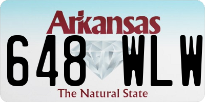 AR license plate 648WLW