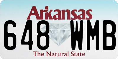 AR license plate 648WMB