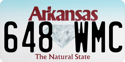 AR license plate 648WMC