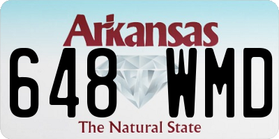 AR license plate 648WMD