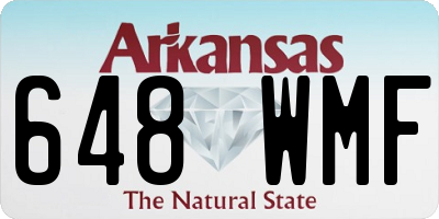 AR license plate 648WMF