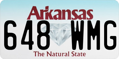 AR license plate 648WMG