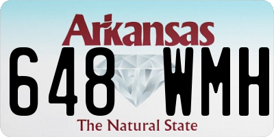 AR license plate 648WMH