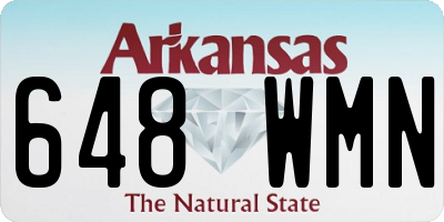 AR license plate 648WMN