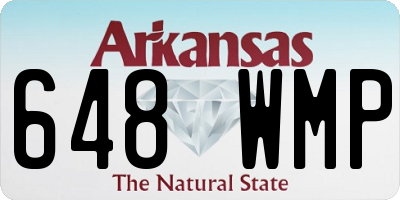 AR license plate 648WMP