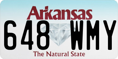 AR license plate 648WMY