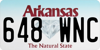 AR license plate 648WNC