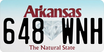 AR license plate 648WNH
