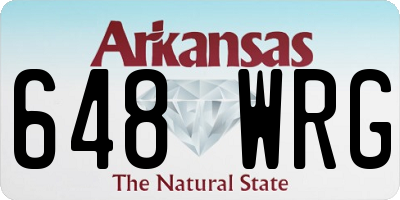 AR license plate 648WRG