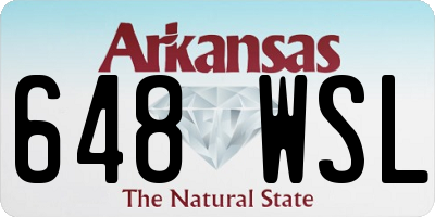 AR license plate 648WSL