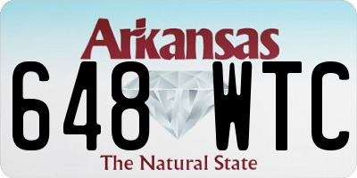 AR license plate 648WTC