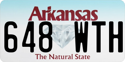 AR license plate 648WTH