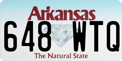 AR license plate 648WTQ