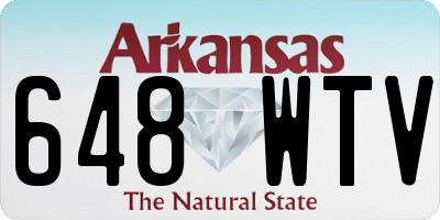AR license plate 648WTV