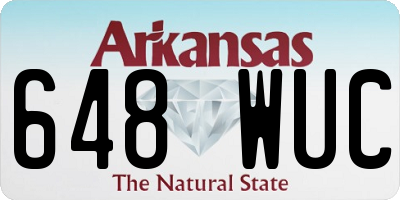 AR license plate 648WUC