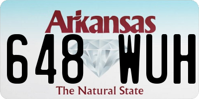 AR license plate 648WUH