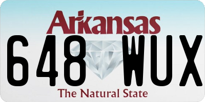 AR license plate 648WUX