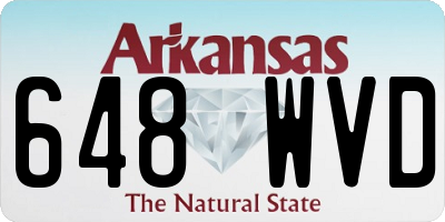 AR license plate 648WVD