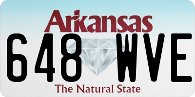 AR license plate 648WVE