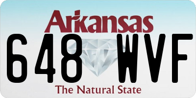 AR license plate 648WVF