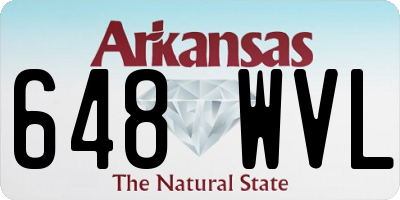 AR license plate 648WVL