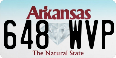 AR license plate 648WVP