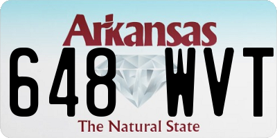 AR license plate 648WVT