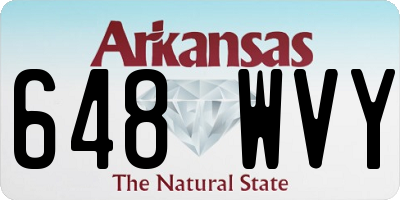 AR license plate 648WVY