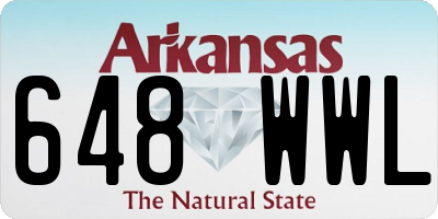 AR license plate 648WWL