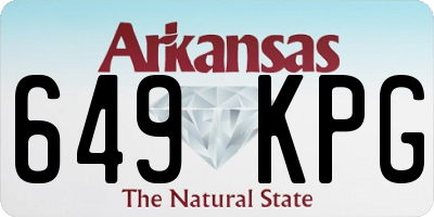 AR license plate 649KPG