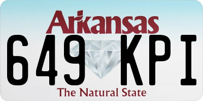 AR license plate 649KPI