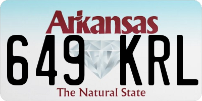 AR license plate 649KRL