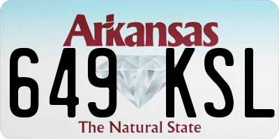 AR license plate 649KSL