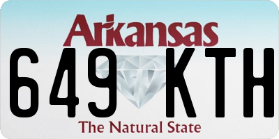 AR license plate 649KTH