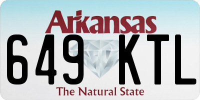AR license plate 649KTL