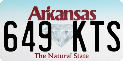 AR license plate 649KTS
