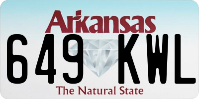 AR license plate 649KWL