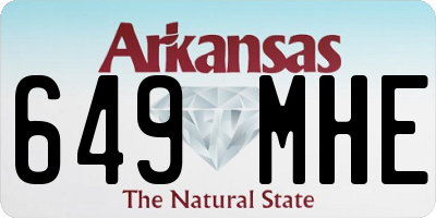 AR license plate 649MHE