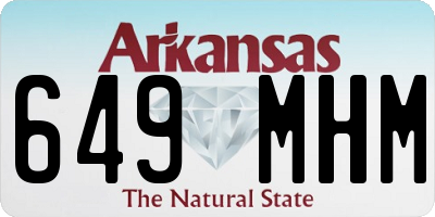 AR license plate 649MHM