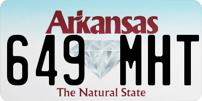 AR license plate 649MHT