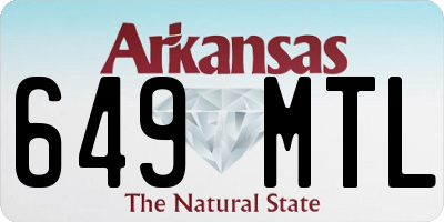 AR license plate 649MTL