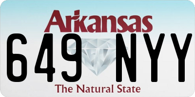 AR license plate 649NYY