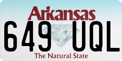 AR license plate 649UQL