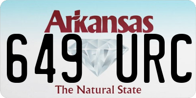 AR license plate 649URC