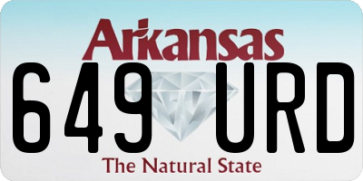 AR license plate 649URD